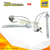 Pair Door Window Regulator L-R RR W/2pins Motor With Motor For JEEP CHEROKEE KJ