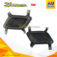 Pair Fog Lamp Cover Lft-Rt For Hyundai Iload/Imax TQ 2Horizontal Bar On Grille