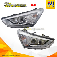 Pair Head Lamp L-R No Xenon For HYUNDAI SANTA FE WAGON DM SER1 KMHSS/ST/SU