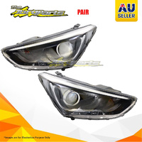 Pair Head Lamp Left-Right Highlander W/LED,Xenon For HYUNDAI SANTA FE WAGON