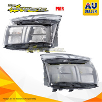 Pair Head Lamp Lft-Rt No Projector For HYUNDAI SANTA FE WAGON TM SER2 KMHS2/S3
